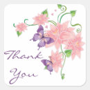 Search for butterfly thank you stickers Flower