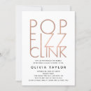 Search for pop the champagne bridal shower invitations Cheers to love