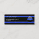 Search for police chief business cards Officer