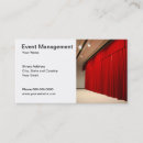 Search for event management business cards Manager