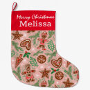 Search for cookie christmas stockings Red