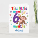 Search for little monkey birthday cards For kids