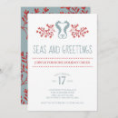 Search for coastal christmas invitations Coral