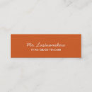 Search for teacher business cards Teaching