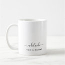 Search for modern hair stylist hairdresser mugs Elegant