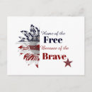 Search for home of the brave postcards America
