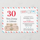 Search for vintage suitcase invitations Aeroplane