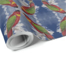 Search for red parrot wrapping paper Yellow