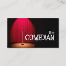 Search for comedian business cards Theatre
