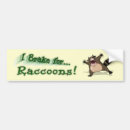 Search for raccoon bumper stickers Racoon