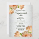 Search for glitter engagement party invitations Silver