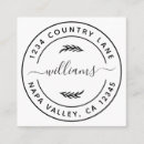 Search for owned business cards Rustic