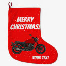 Search for motorcycle christmas stockings Snow