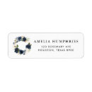 Search for gold wreath return address labels Botanical