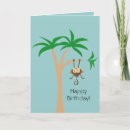 Search for cute monkey birthday cards Children
