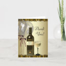 Search for wine glass thank you cards Gold