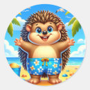 Search for porcupines stickers Round