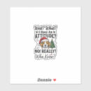 Search for big attitude stickers Dog