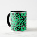 Search for heart mandala mugs Black