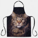 Search for maine coon cat aprons Black