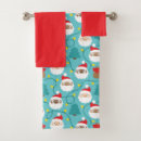 Search for funny christmas bath towels Santa claus