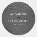 Search for silver foil wedding stickers Elegant