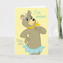 Search for animation photo cards Funny bear illustration