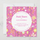 Search for pink floral bridal shower invitations Wildflower