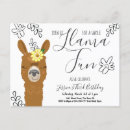 Search for whole llama fun invitations Modern