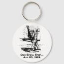 Search for moon landing key rings Space