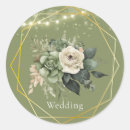 Search for peony wedding stickers White