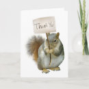Search for squirrel thank you cards Thanks