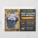 Search for deer hunting birthday invitations Boy
