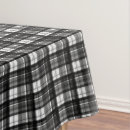 Search for black and white tablecloths Checks