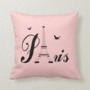 Search for paris pink and black cushions Girly