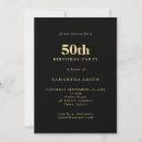 Search for classy 50th birthday invitations Simple