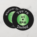 Search for music invitations Vinyl