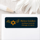Search for hanukkah return address labels Bar mitzvah