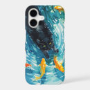 Search for goldfish iphone cases Black