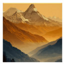 Search for snowy mountain posters Sunset