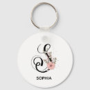 Search for alphabetic key rings Flowers