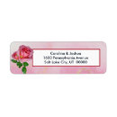 Search for rose bouquet return address labels Elegant
