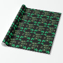 Search for st patricks day wrapping paper Clover