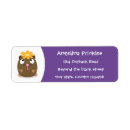 Search for happy pig return address labels Funny