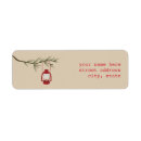 Search for evergreen trees return address labels Pine tree