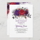 Search for red velvet invitations Floral