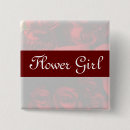 Search for square wedding badges Flower girl