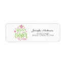 Search for happy easter return address labels Green