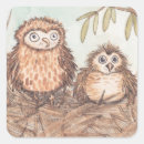 Search for funny owl stickers Illustration