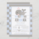 Search for whale baby shower invitations Modern